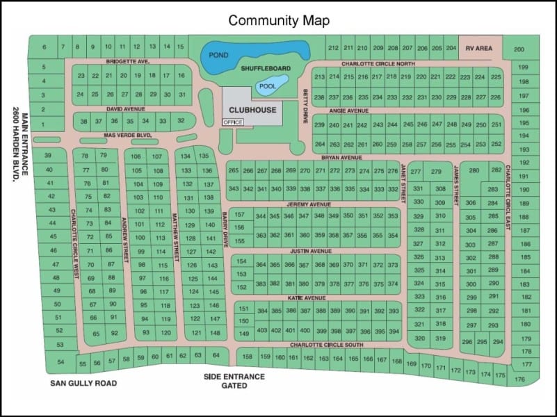 Kevin Branham - Mas Verde Map